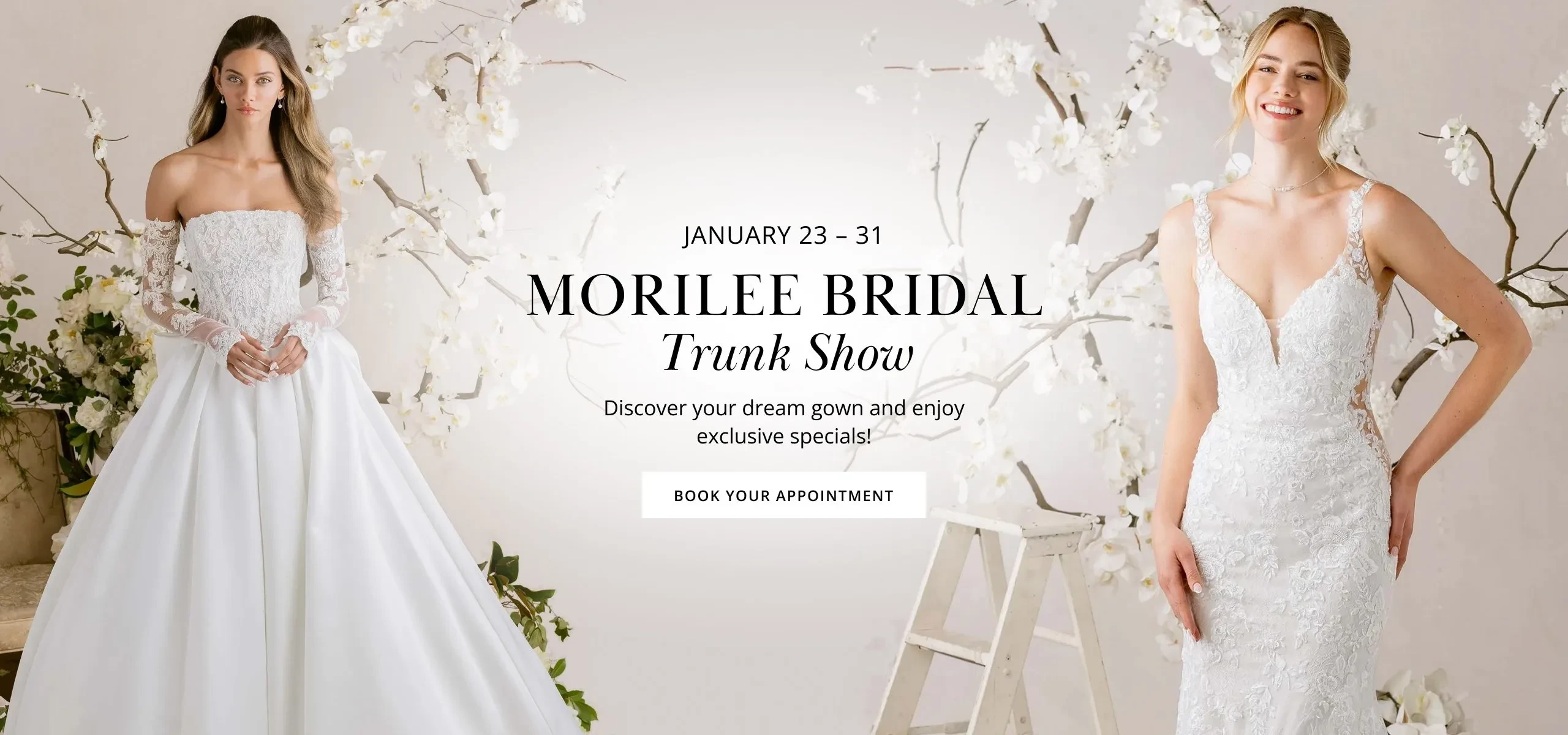 morilee bridal trunk show jan 2026