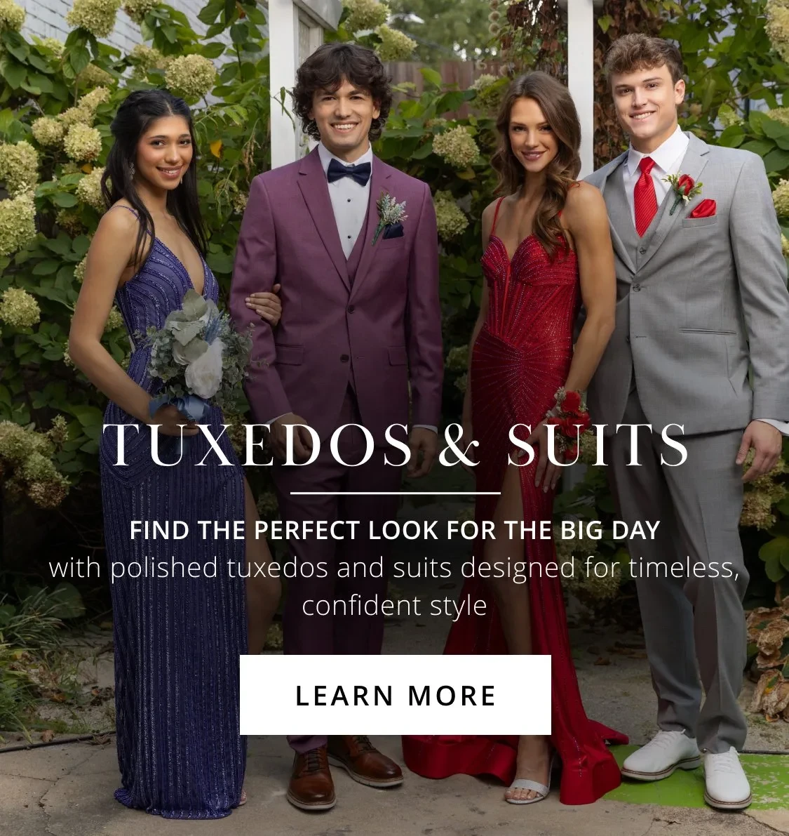 Tuxedos and Suits Banner